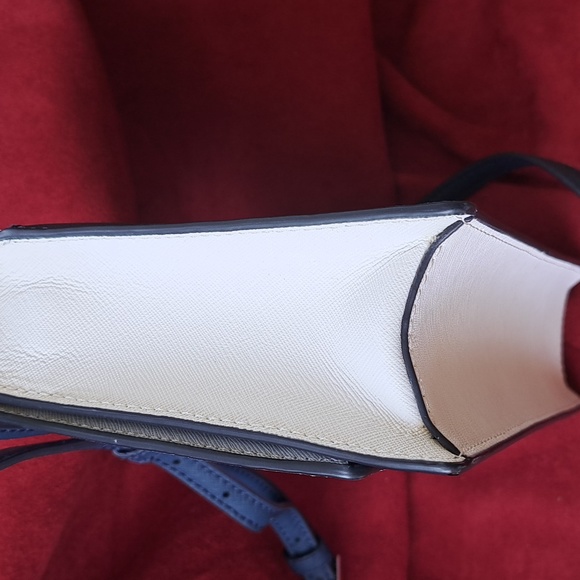 🎁NEW Kate Spade Lavender Pink/Navy and White Bag /Crossbody EC - Picture 8 of 16